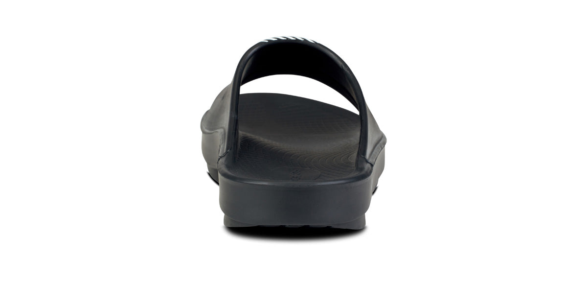 FJ X OOFOS Men's OOahh Sport Slide Sandal - Black - Image 5